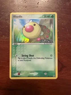 Pokemon TCG Weedle 87/113 Delta Species Holo STAMPED - Image 1