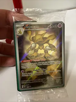 Pokemon TCG: Mega Evolutiions Alakazam ETB Promo MEP 009 EN - Image 1