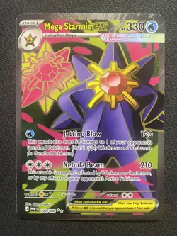 Pokemon TCG Mega Starmie EX 102/088 & Decidueye EX 100/088 Perfect Order Bundle - Image 1