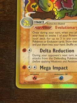 Pokemon Meganium Delta Species Dragon Frontiers Holo Rare 4/101 2006 - Image 5