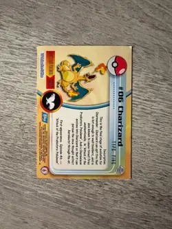 Charizard #06 Blue Logo Non-Holo Series 1 Topps Pokemon - Image 2