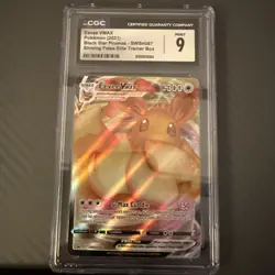 2021 Pokemon Eevee VMAX Black Star Promo SWSH087 CGC 9 Mint - Image 1