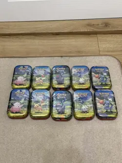 Pokemon TCG Ascended Heroes Full Box Of Mini Tins X10/ 2 Full Art Sets Brand New - Image 2