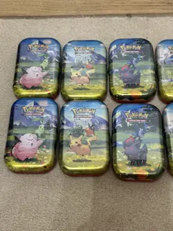 Pokemon TCG Ascended Heroes Full Box Of Mini Tins X10/ 2 Full Art Sets Brand New - Image 4