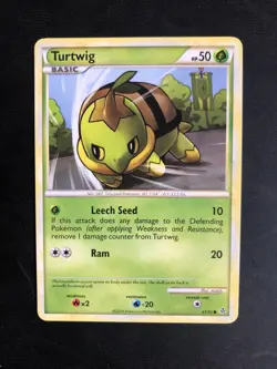 Pokemon TCG Turtwig HSUnleashed 67/95 Regular Common NM - Image 1