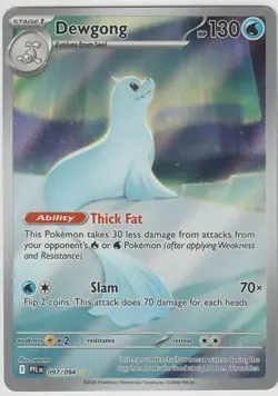 Pokemon TCG Dewgong - 097/094 - ME02: Phantasmal Flames (PFL) Near Mint - Image 1