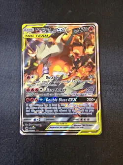 Reshiram & Charizard GX SM201 Sm Holo Black Star Promo Pokemon - Image 2