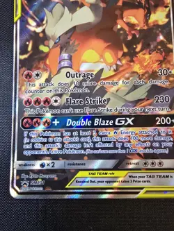 Reshiram & Charizard GX SM201 Sm Holo Black Star Promo Pokemon - Image 4