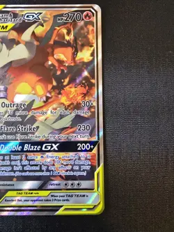 Reshiram & Charizard GX SM201 Sm Holo Black Star Promo Pokemon - Image 5