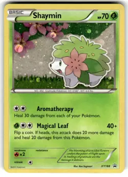 Pokemon TCG Shaymin XY188 XY Black Star Promo MP - Image 1