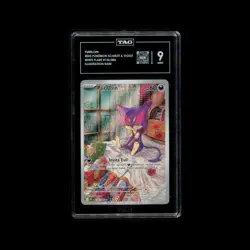 Pokemon Purrloin 136/086 White Flare Illustration Rare Holo TAG Graded 9 2025 - Image 1