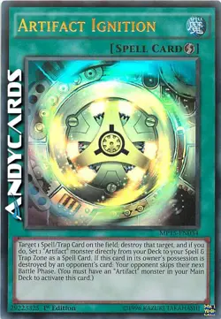 ARTIFACT IGNITION • (Artefatto Accensione) • Ultra R • MP15 EN034 • YUGIOH! - Image 1