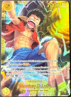 Monkey D Luffy OP15-119 SEC One Piece Alt Art Mint Condition - Image 1
