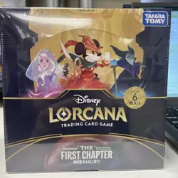Disney Lorcana TCG The First Chapter (JAPANESE) Booster Box *factory Sealed - Image 1