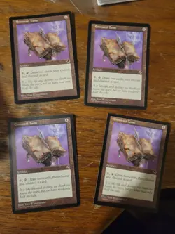 4x Emmessi Tome Tempest Magic The Gathering MTG Card Vintage Rare Artifact Set - Image 1