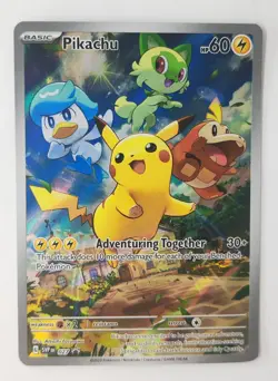 Pokemon TCG Pikachu SVP Black Star Promos SVP027 Holo Promo LP/NM - Image 1