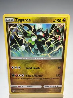 Zygarde 100/147 Holo Rare Burning Shadows Pokemon Reverse Holo Near Mint - Image 1