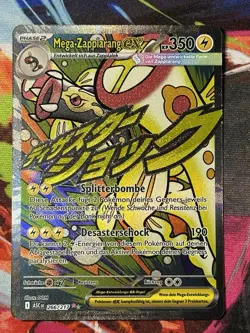 Mega-Zapplarang ex ASC 266 DE NM Pokemon Karte Erhabene Helden Rare NM - Image 1