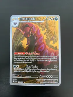 Carte Pokemon : Brutapode 134/086 Foudre Noire Francaise NEUF - Image 1