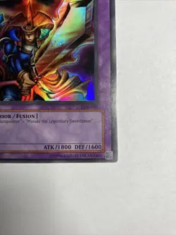 Yugioh Flame Swordsman LOB-003 Super Rare - MINT - Grading Ready - Never Played - Image 2