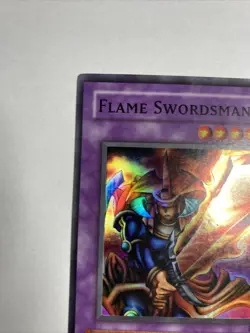 Yugioh Flame Swordsman LOB-003 Super Rare - MINT - Grading Ready - Never Played - Image 4