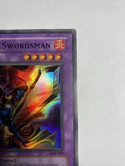 Yugioh Flame Swordsman LOB-003 Super Rare - MINT - Grading Ready - Never Played - Image 5