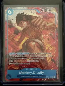 Monkey D. Luffy - OP02-062 Alt Art - Paramount War - One Piece English - Image 1