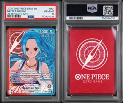 2026 ONE PIECE EB03-EXTRA BOOSTER -ONE PIECE HEROINES ED- NEFELTARI VIVI PSA 10 - Image 3