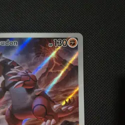 Pokemon TCG Groudon Paradox Rift 199/182 Holo Illustration Rare - Image 3