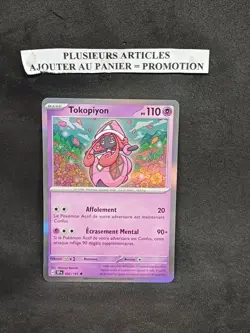 (U1) Carte Pokemon TOKOPIYON 092/191 HOLO EV08 Etincelles Deferlantes SSP NEUF - Image 1