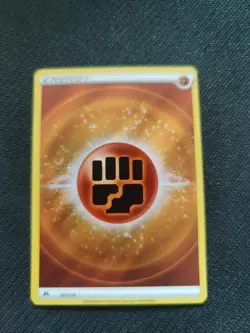 Pokemon TCG Crown Zenith Fighting Energy Holo Rare Card 157/159 Textured - Image 1