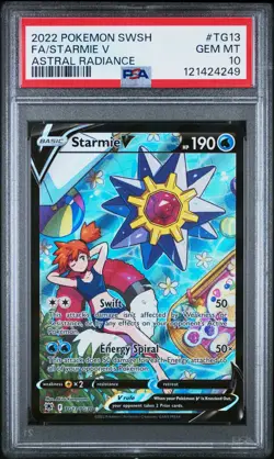 Pokemon Starmie V TG13/TG30 Astral Radiance Ultra Rare MISTY GEM MINT PSA 10 - Image 1