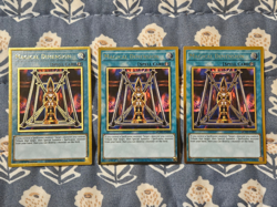Magical Dimension x3 Gold Rare MGED-EN040 Gold Rare 1st Edition Yugioh - Image 1