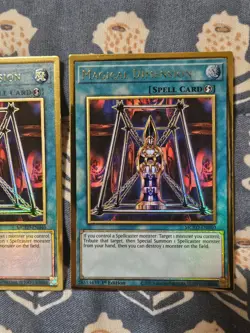Magical Dimension x3 Gold Rare MGED-EN040 Gold Rare 1st Edition Yugioh - Image 4