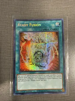 Yugioh-Ready Fusion-Secret Rare-1st Edition-MP22 EN163 (NM) - Image 1