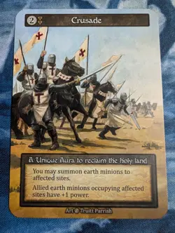 Crusade - Non-foil - Beta Sorcery Contested Realm NM TCG - Image 1