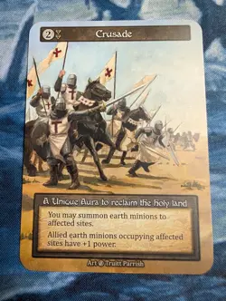 Crusade - Non-foil - Beta Sorcery Contested Realm NM TCG - Image 2
