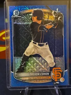 TREVOR COHEN 2025 Bowman Draft Blue Mojo 1st 138/150 - Image 1