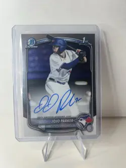 2025 Bowman Draft Jojo Parker #CPA-JP 1st Bowman Chrome Auto Blue Jays - Image 1