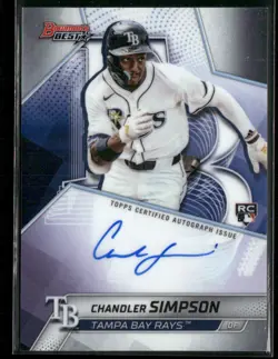 2025 Bowman's Best #B25-CSI Chandler Simpson Best of 2025 Autographs - Image 1