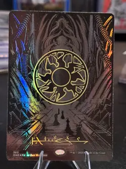 Plains Oil Slick Raised Foil Phrexia All Will Be One Discount for Multiples - Image 1