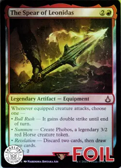 The Spear of Leonidas - Universes Beyond: Assassin's Creed - 38 - NM Foil - Image 1