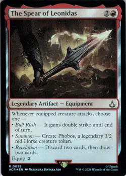 The Spear of Leonidas - Universes Beyond: Assassin's Creed - 38 - NM Foil - Image 2