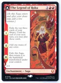 MtG TLA The Legend of Roku / Avatar Roku #145 Non-Foil - Image 1