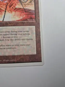 MTG Mana Vault 4th Edition 1995 Rare Artifact Magic the Gathering Mark Tedin - Image 4