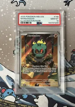 Marshadow 146/132 - Pokemon TCG - ME Mega Evolution - Illustration Rare - PSA 10 - Image 2