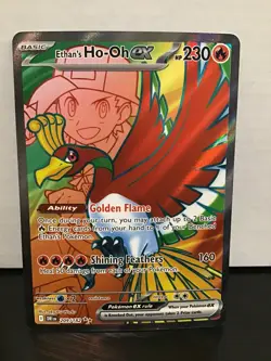Ethan's Ho-Oh ex 209/182 Pokemon Destined Rivals Holo Full Art Ultra Rare - Image 1