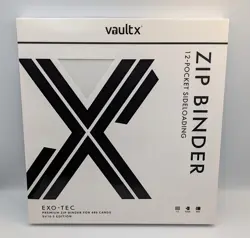 VaultX Pokemon White Flare SV10.5 12 Pocket Zip Binder New in Box - Image 1