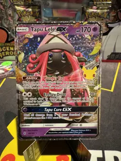 Tapu Lele GX 60/145 Ultra Rare 25th Anniversary Pokemon Celebrations NM/Mint - Image 1