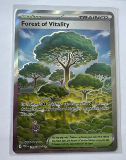 Forest of Vitality 109/088 Full Art Ultra Rare Pokemon TCG Perfect Order - Image 1